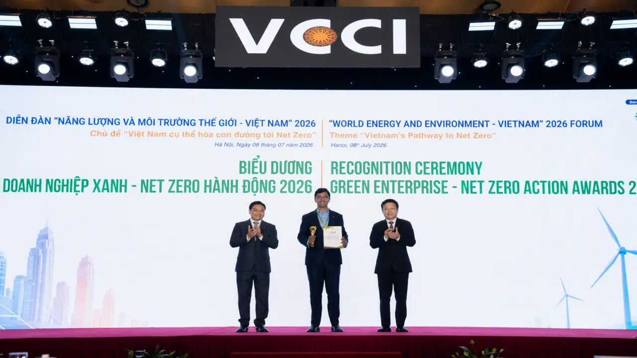 Techcombank được vinh danh Top 10 Net Zero Việt Nam 2026