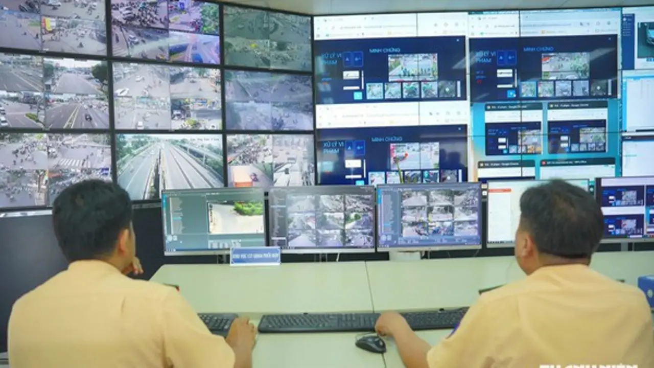 Theo dấu phạt nguội: Camera AI soi xe máy