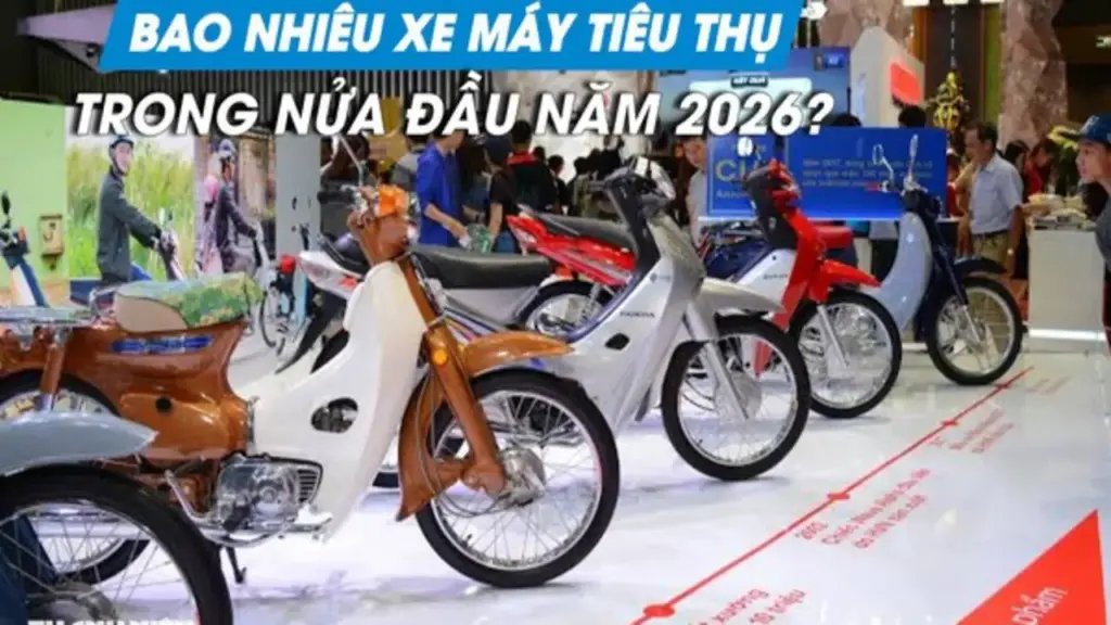 Thị trường Việt Nam tiêu thụ bao nhiêu xe máy mỗi ngày sau nửa đầu năm 2026