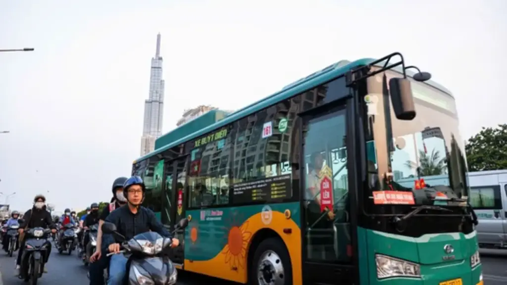 Toàn bộ taxi, xe buýt ở TP.HCM phải dùng năng lượng sạch năm 2030