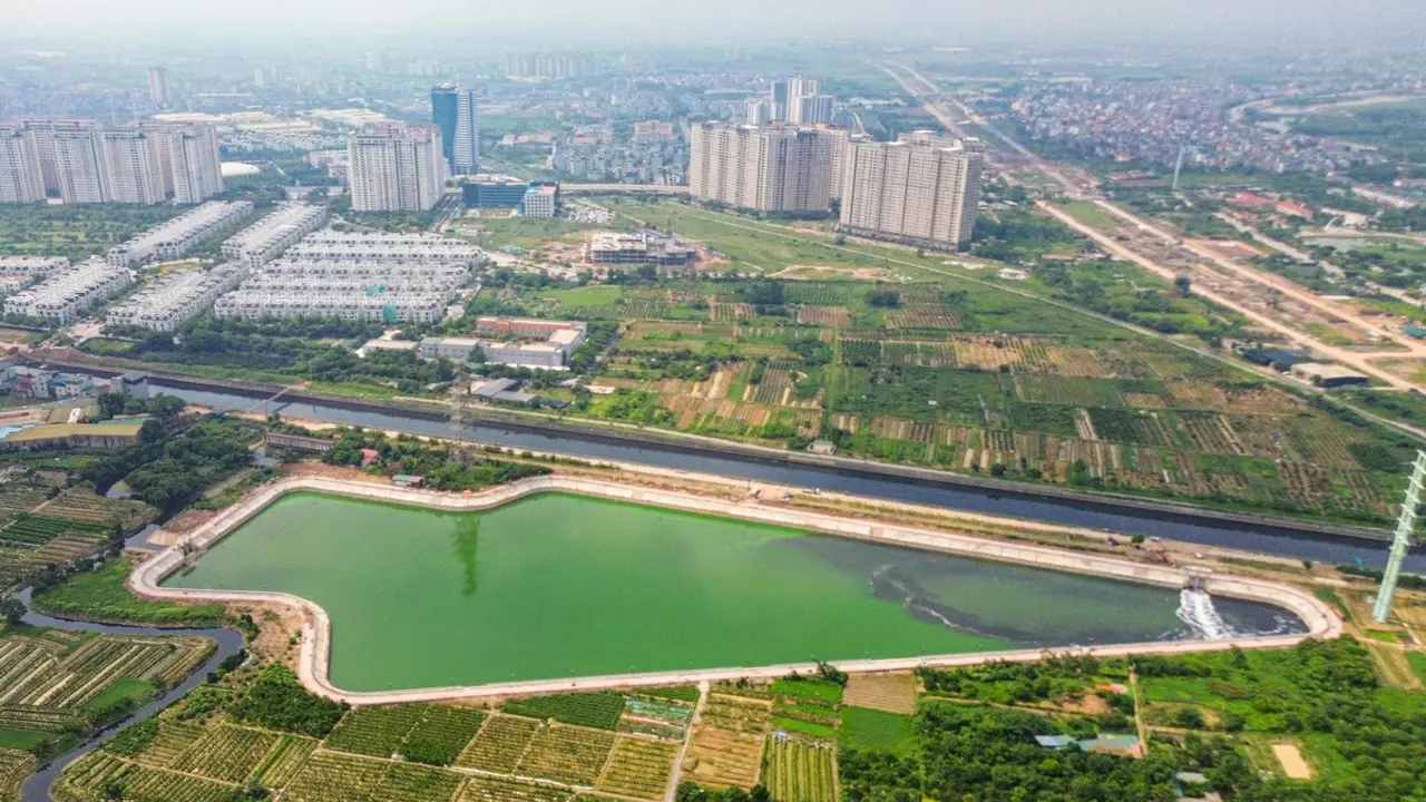 Toàn cảnh 5 hồ điều hòa được xây khẩn cấp ở Hà Nội, sẵn sàng chống ngập