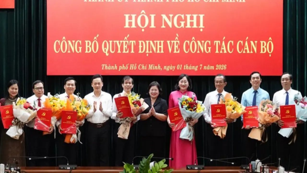 TP.HCM bổ nhiệm lãnh đạo các đơn vị thuộc Báo và phát thanh, truyền hình