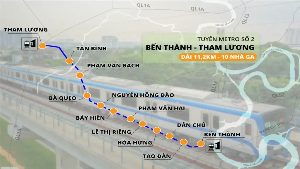 TPHCM đồng loạt thi công các nhà ga tuyến Metro số 2 vào tháng 8