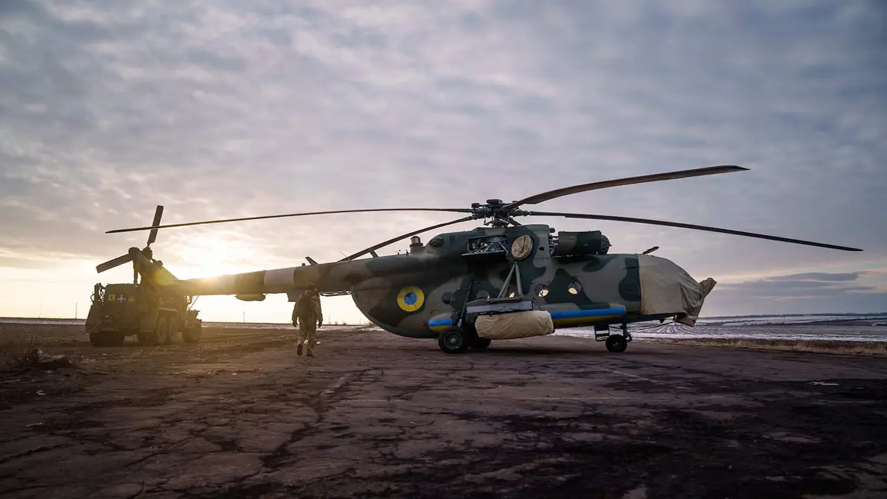 Trực thăng quân sự Ukraine rơi, nghi bị UAV Nga bắn hạ