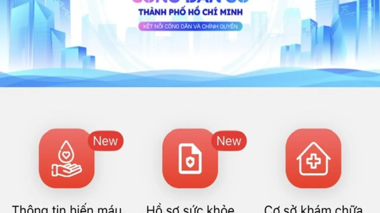 Từ 1.7, người dân TP.HCM có hồ sơ sức khỏe điện tử trên điện thoại