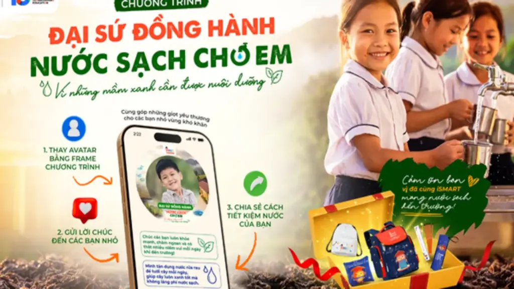 Từ tiếng nói thế hệ Alpha đến hành động vì nước sạch học đường