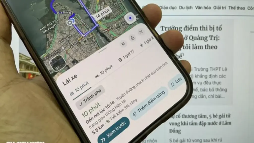 Vì sao Google Maps không bắt đầu dẫn đường dù đã chọn điểm đến?