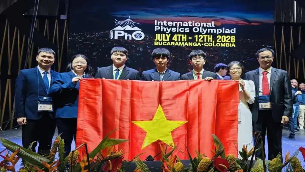 Việt Nam lần đầu vào top 7 Olympic Vật lý quốc tế