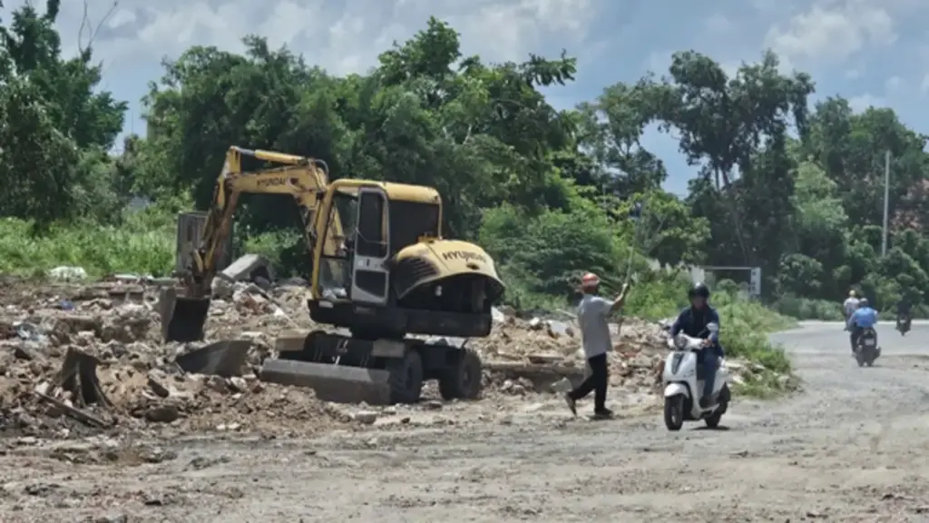 Vụ 5 năm chưa thi công xong 100 m đường: Mặt bằng sạch đã được bàn giao