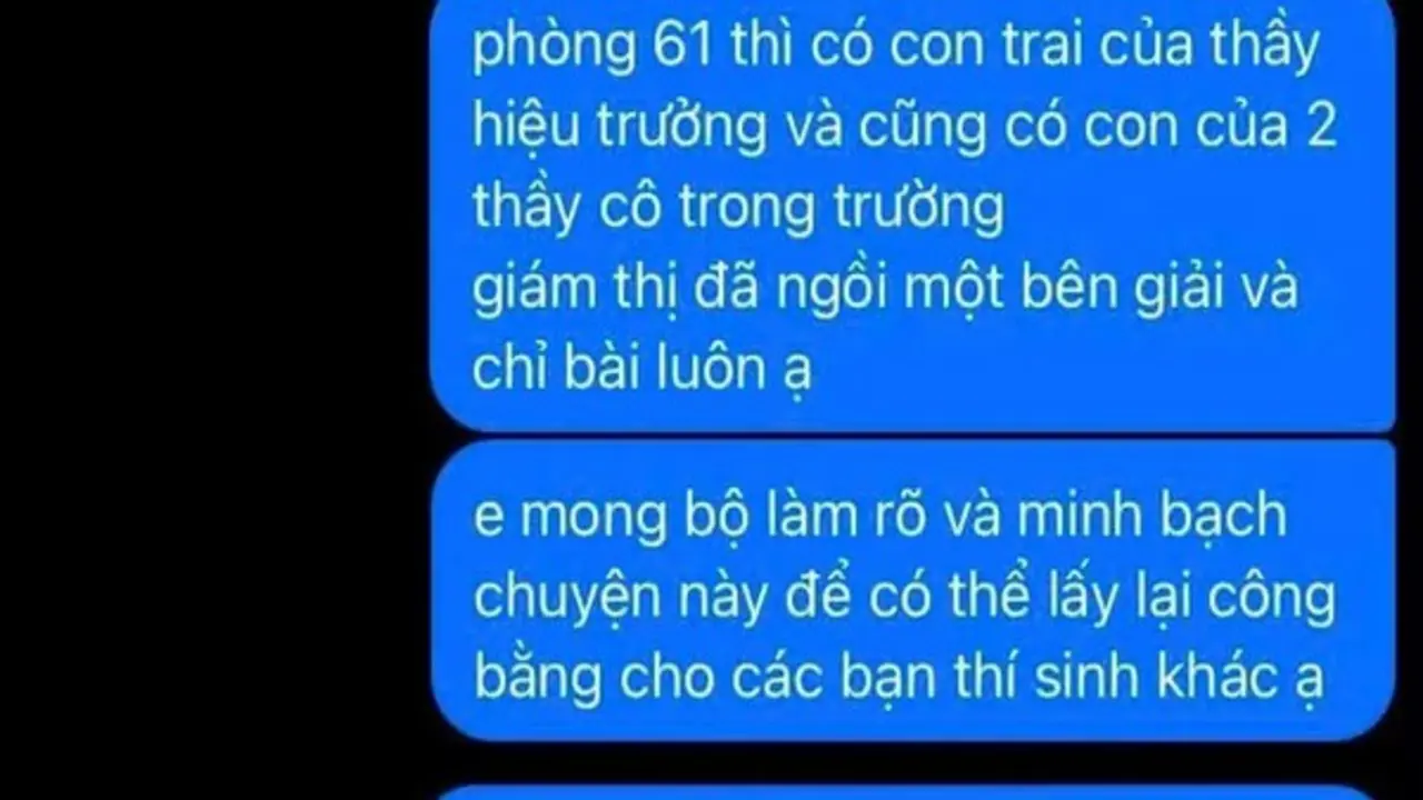 Vụ gian lận thi tốt nghiệp tại Quảng Trị: Khởi tố vụ án và 2 giáo viên