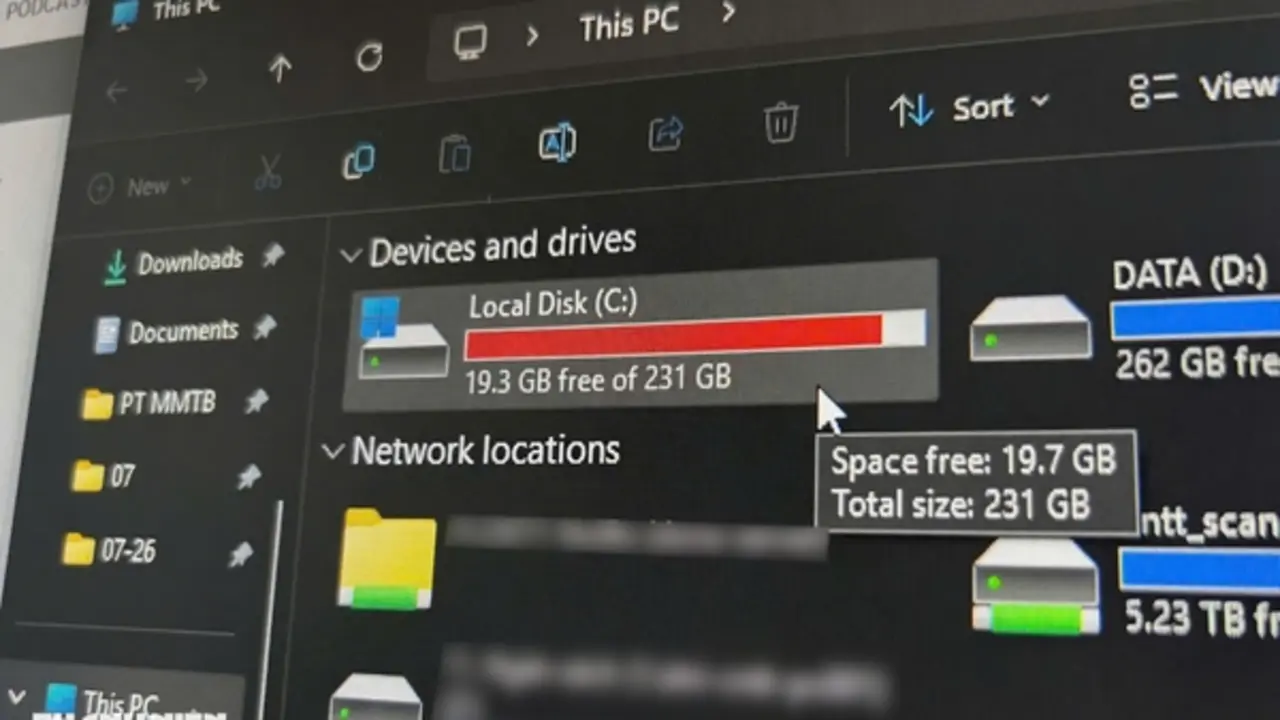 Windows 11 mắc lỗi lạ khiến ổ SSD bị 'nuốt' mất hàng trăm GB