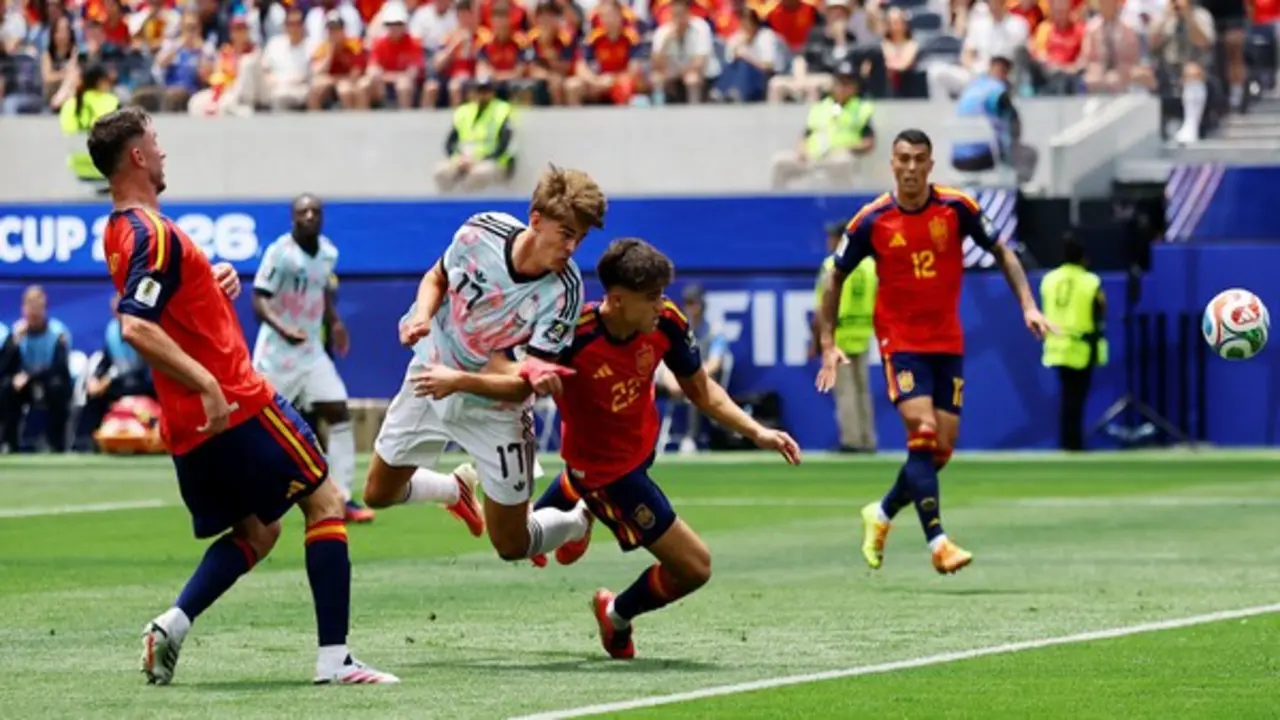 World Cup 2026, Tây Ban Nha 1-1 Bỉ: Ketelaere đánh đầu san bằng tỷ số