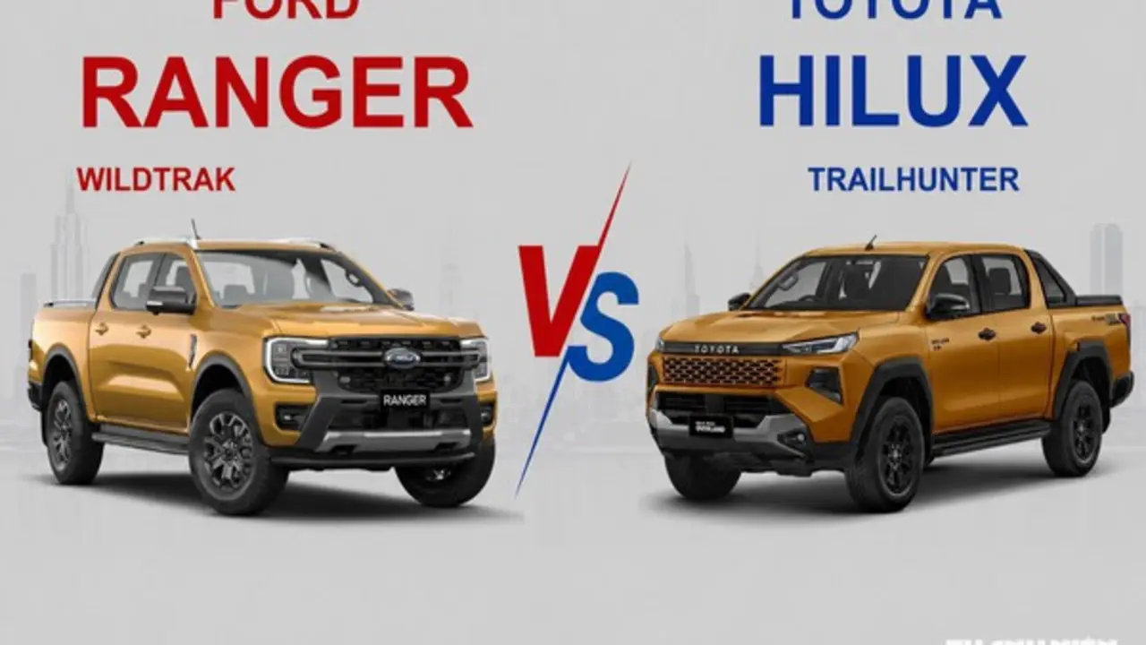 Xe bán tải giá hơn 900 triệu đồng: Chọn Toyota Hilux hay Ford Ranger?